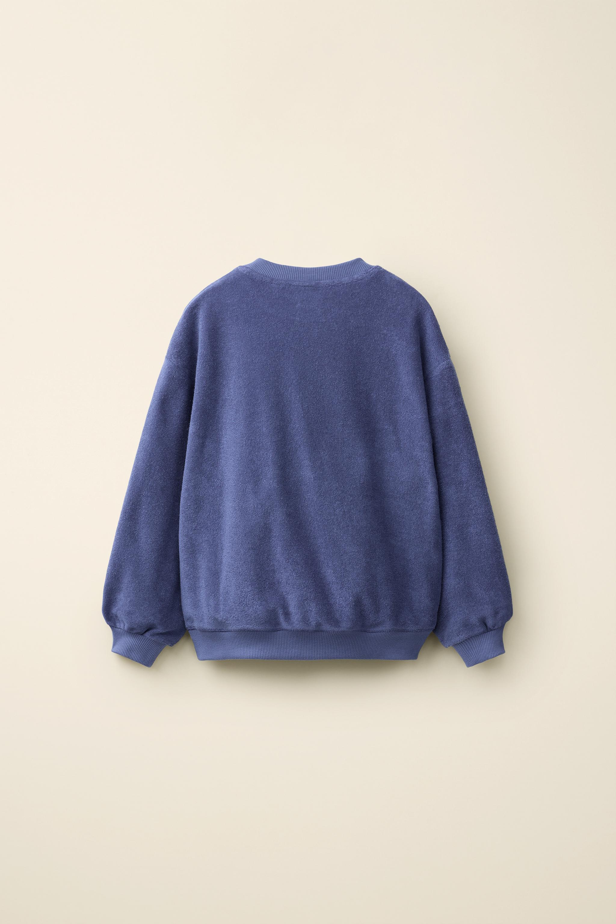 TERRYCLOTH SWEATSHIRT CREATED BY CARAMEL LONDON X ZARA